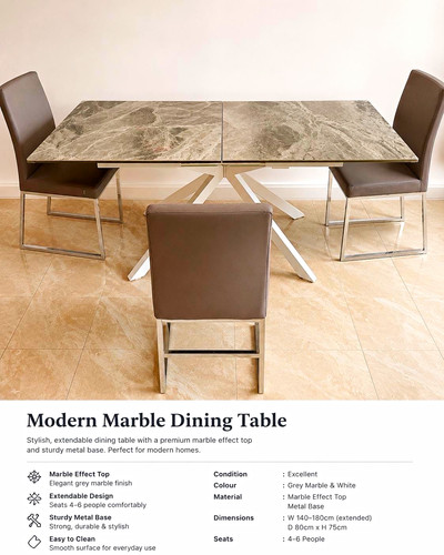 Grey marble effect - effect, extendable