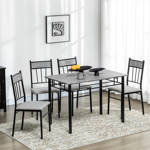 Modern dining table and - table, chairs