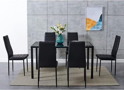 Square dining table - dining, with