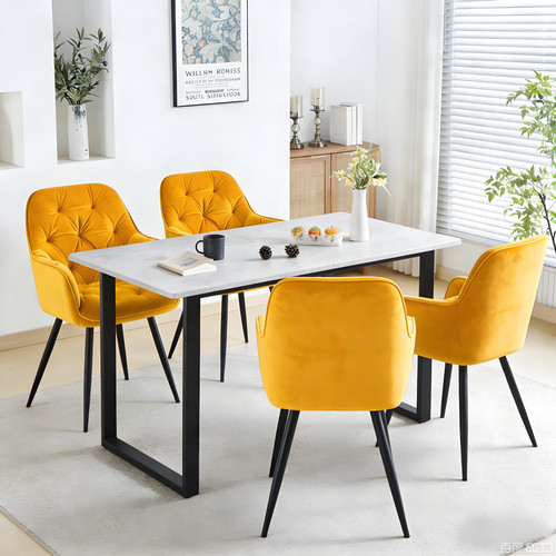 Wooden dining table and 4pcs - wooden,