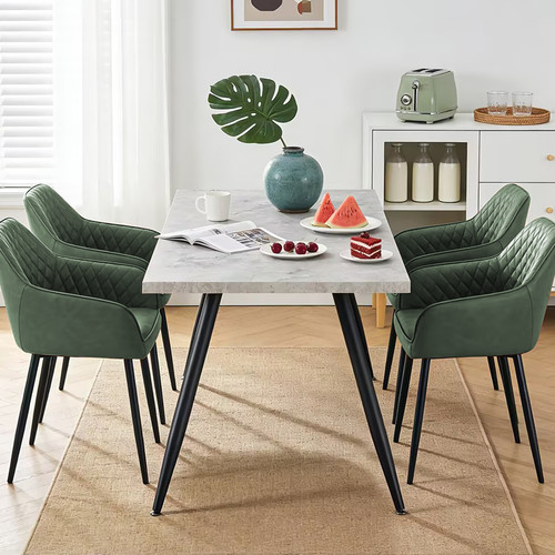 Marble effect dining - marble,