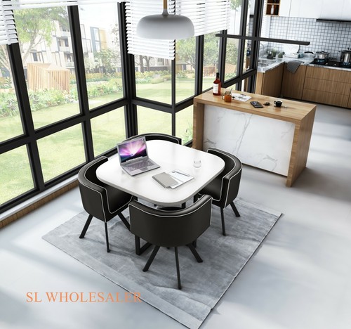 Wood dining table and - wood, 4