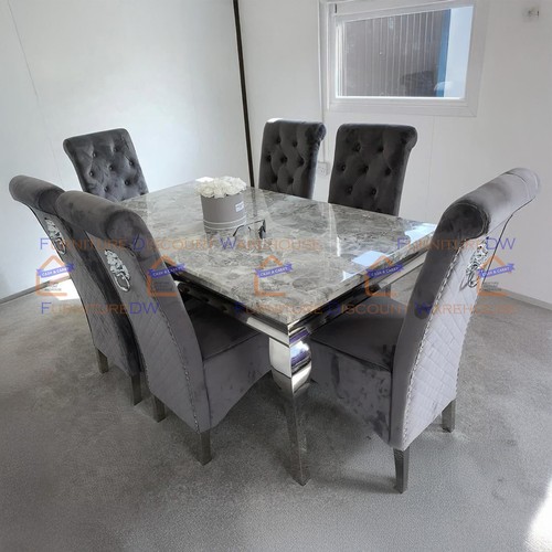 Light grey marble 4 - light, 4-leg