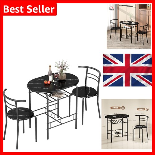 Dining table and chairs - and,