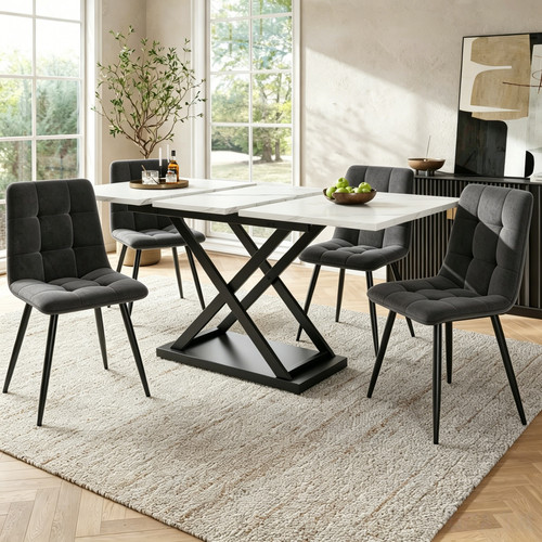 Piece extendable dining - extendable,