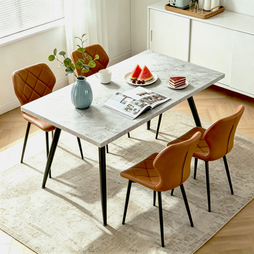 Marble effect table and - effect,
