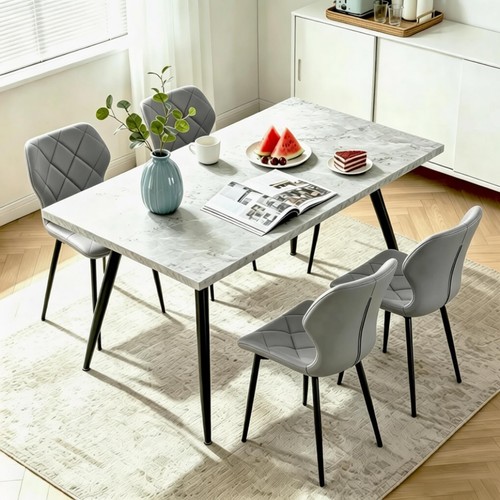 4pcs faux leather - 4pcs,