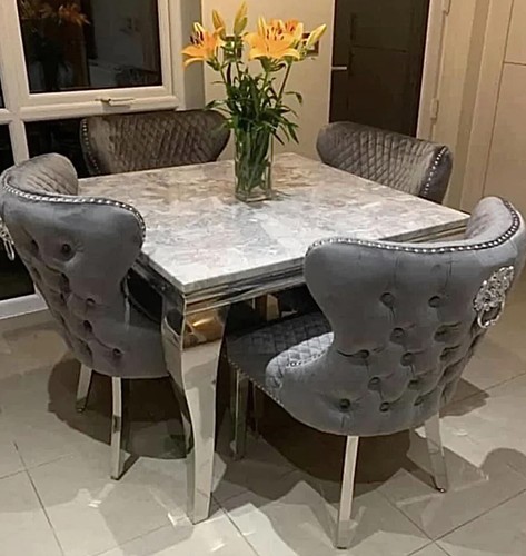 Marble dining table - , 4