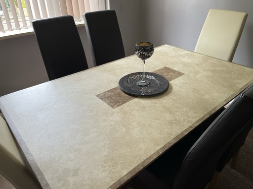 Marble dining table and - marble,