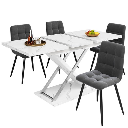 Extendable dining table - table, and